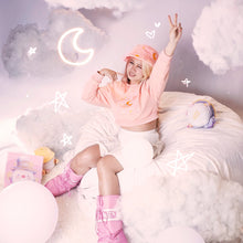 Load image into Gallery viewer, V2 Cropped | Blush Cosmos Sleepy Sweater Upgraded