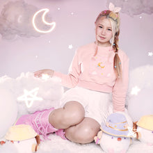 Load image into Gallery viewer, V2 Cropped | Blush Cosmos Sleepy Sweater Upgraded