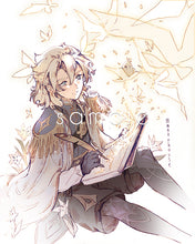 Load image into Gallery viewer, 8x10" Medium Genshin Graphite Prints