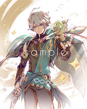 Load image into Gallery viewer, 6x7.5" Small Genshin Graphite Prints