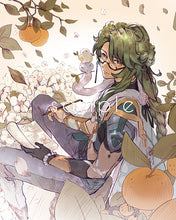 Load image into Gallery viewer, Large Genshin Graphite Prints