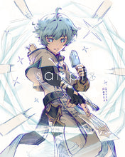 Load image into Gallery viewer, 8x10" Medium Genshin Graphite Prints