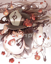 Load image into Gallery viewer, 6x7.5" Small Genshin Graphite Prints