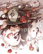 Load image into Gallery viewer, 8x10" Medium Genshin Graphite Prints