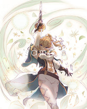 Load image into Gallery viewer, Large Genshin Graphite Prints