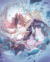 Load image into Gallery viewer, 6x7.5" Small Genshin Graphite Prints