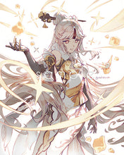 Load image into Gallery viewer, Large Genshin Graphite Prints