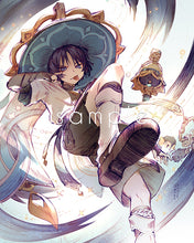 Load image into Gallery viewer, Large Genshin Graphite Prints