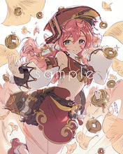 Load image into Gallery viewer, 8x10" Medium Genshin Graphite Prints