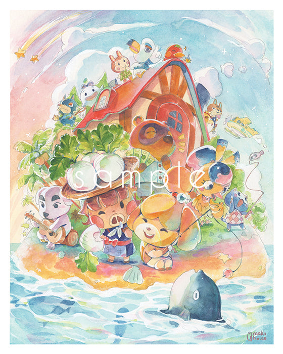 Animal Crossing - 8x10 Medium Print