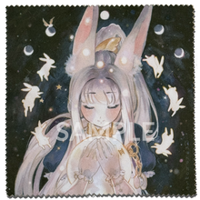 Load image into Gallery viewer, Moon Rabbit - 6" Microfiber Cloth for Glasses etc
