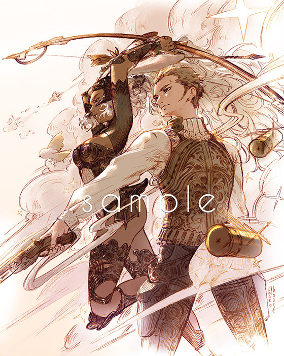 FFXII Fran and Balthier - Large Print