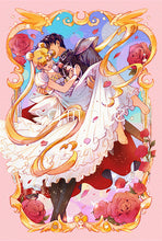 Load image into Gallery viewer, (FOIL PRINT) Moonlight: Usagi &amp; Mamoru
