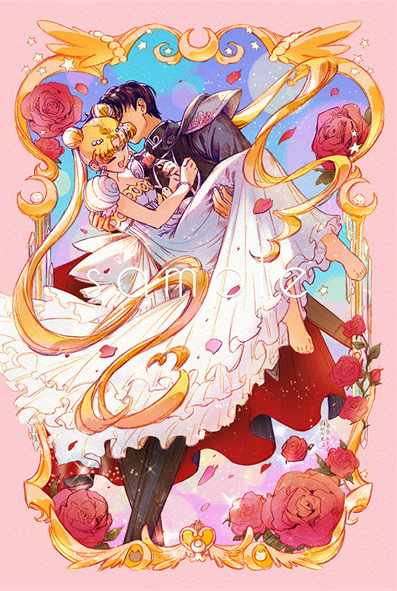 Usagi & Mamoru - Large Print