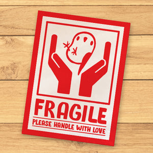 Fragile Mako Vinyl Sticker