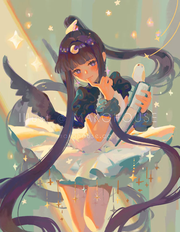[OC] Starry Eyed Luna - Medium 8x10